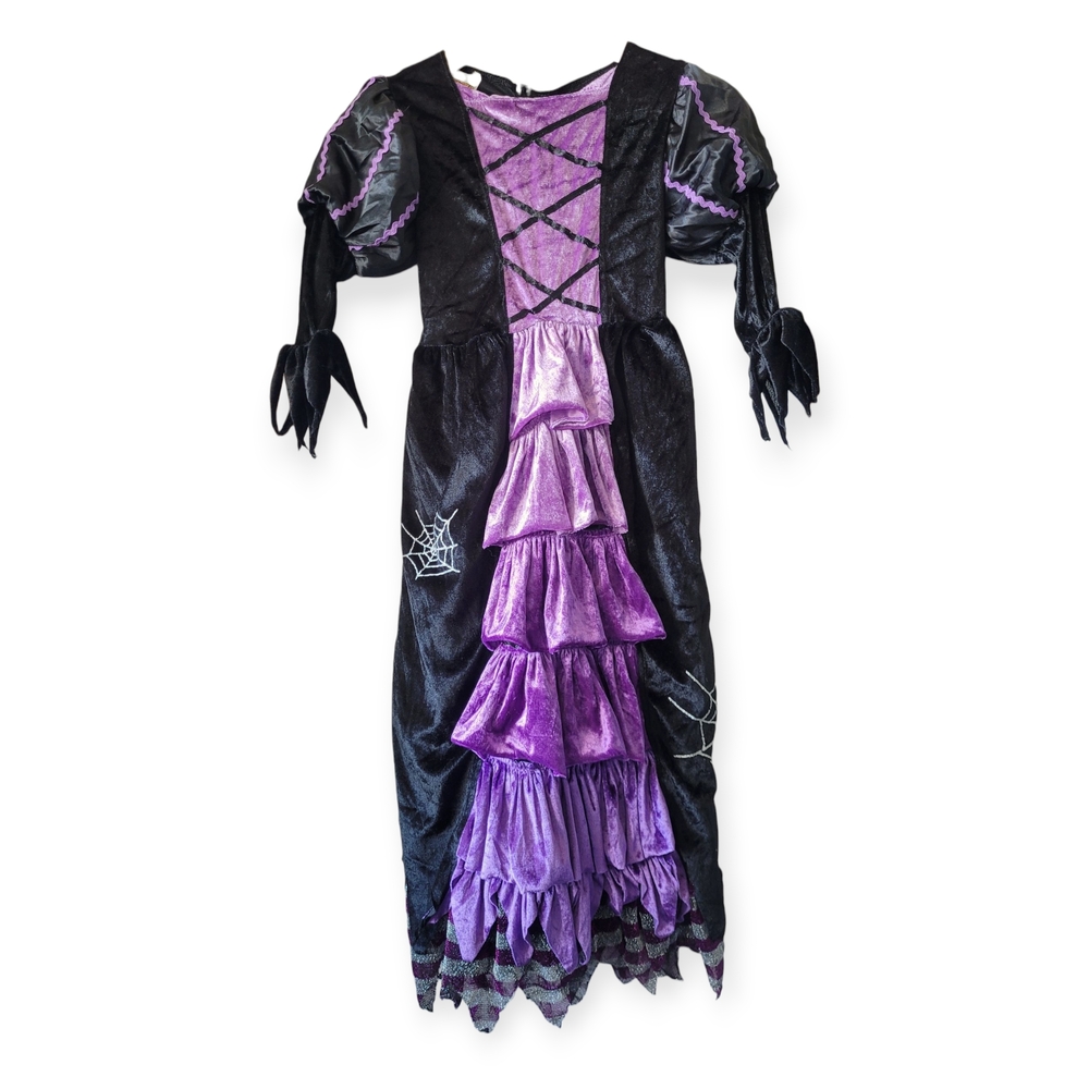 Kids Witch Costume By Spooktacular Creations Purple And Black Medium